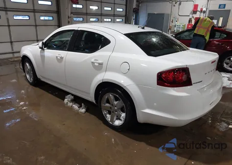 2013 Dodge Avenger Sxt z USA, uszkodzony, nr VIN 1C3CDZCB5DN557079